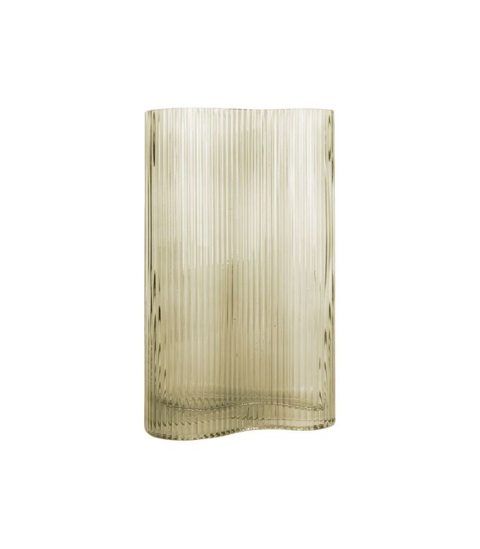 Vase Allure Wave - Vert mousse - 9,5x27cm image number 2