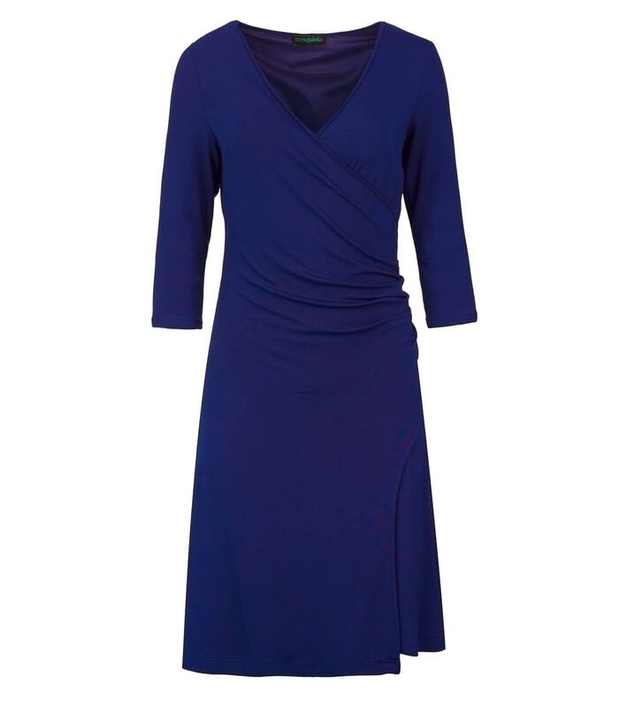 Robe bleu électrique façon portefeuille en tissu durable image number 0