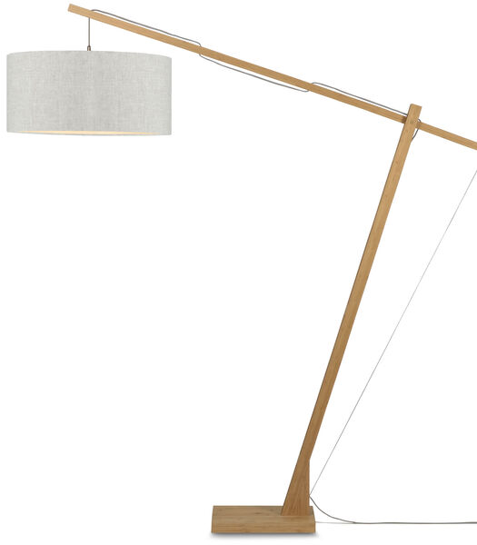 Vloerlamp Montblanc - Bamboe/Naturel - 175x60x207cm