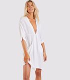 Robe de plage blanche Abigail Bamia image number 2