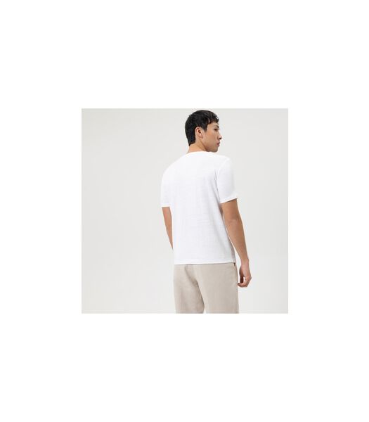 T-Shirt Level 5 Casual blanc cassé