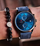 Metropolitan Horloge blauw SL1100017 image number 1