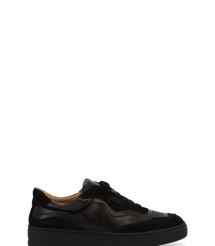 TB.87 - Sneakers van zwart leer image number 0