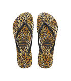 Dames slippers Slim Leopard image number 0