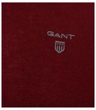 Gant Trui Lamswol V-Neck Bordeaux image number 2