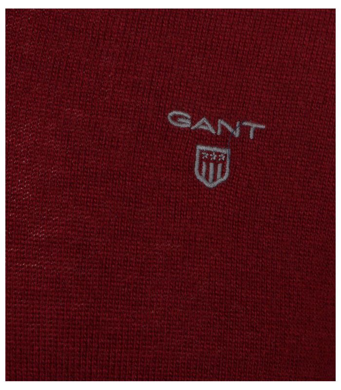 Gant Trui Lamswol V-Neck Bordeaux image number 2