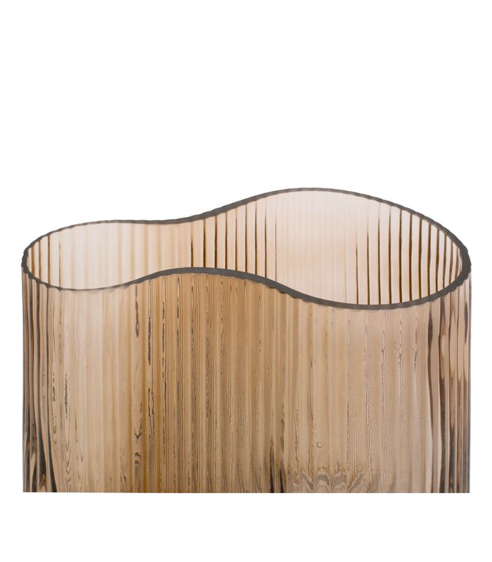 Vase Allure Wave - Sable brun - 12x18cm image number 2