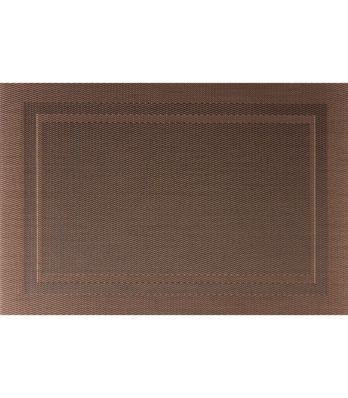 Sets de table  - Métal Marron - 45 x 31 cm - 6 pièces image number 4