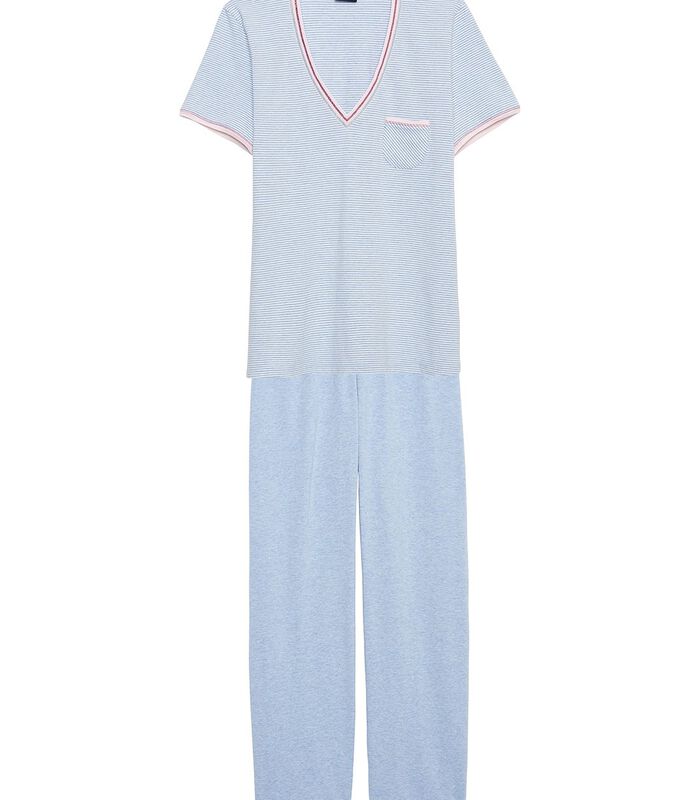 Pyjama pantacourt coton FARO 102 image number 1