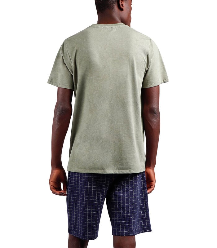 Pyjama loungewear korte broek t-shirt Road image number 1
