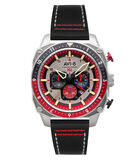 Heren quartz chronograaf horloge - Lederen band - Datum - Hawker Hunter image number 0