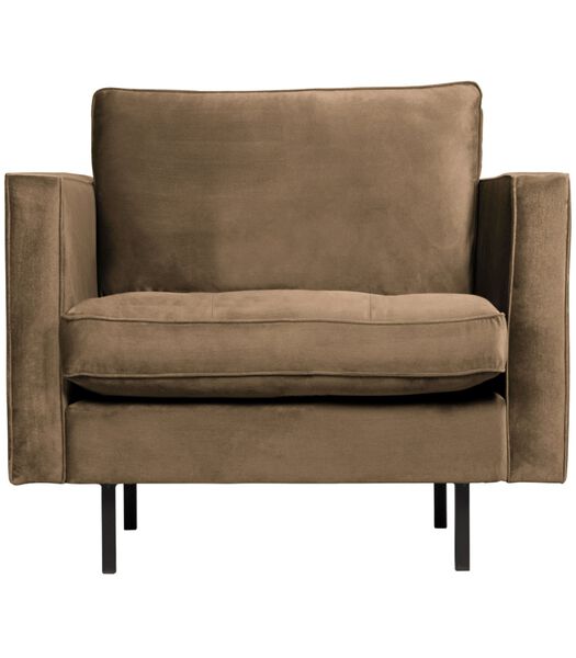 Fauteuil - Velvet - Taupe - 83x98x88  - Rodeo Classic
