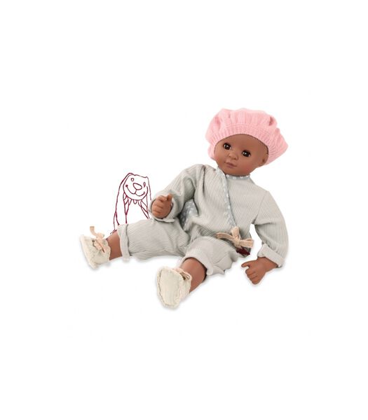 Baby doll Maxy-Muffin Avocado with Sleeping Eyes 5-piece - 42 cm