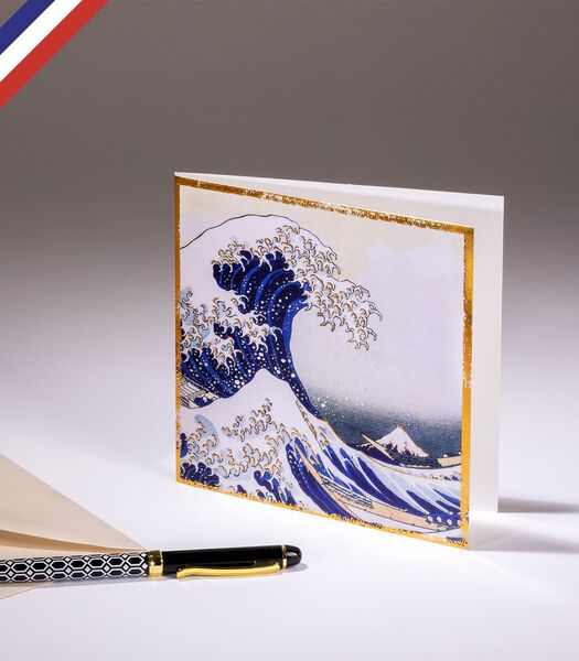 Dubbele kaart Le Musée - Onder de golf van Hokusai