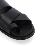 Harlow - Zwarte leren sandalen image number 5