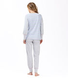 Pyjama en coton rayures HYGGE 602 image number 3