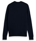 Gebreide trui Essentials - Crewneck pullover in Merino wool image number 1