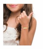 ID armband voor meisjes, goud 375 image number 1
