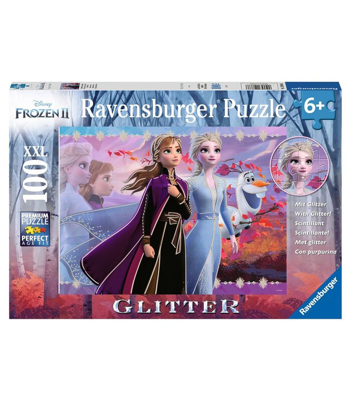 puzzle Frozen 2 100 pcs. Glitter image number 1