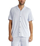 Pyjama short chemise Stripes And Dots image number 0