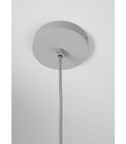Hanglamp Hanover - Grijs - 40x40x22cm