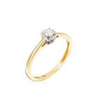 Ring 'Amoureuse' geelgoud en diamanten image number 0