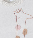 Pull girafe en tricot, chiné image number 2