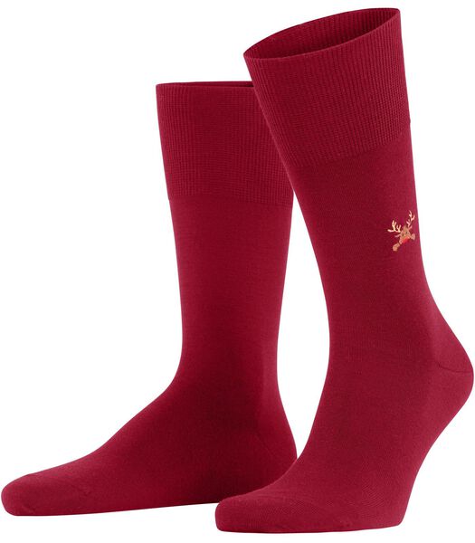 Chaussettes Airport Rudolph Rouge