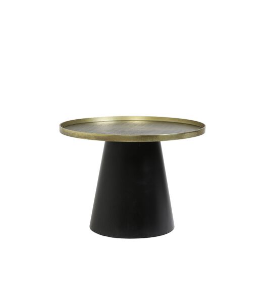 Table de salon Popeta - Bronze/Noir - Ø60cm