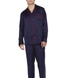 Pyjama satijnen broek shirt Classic image number 0