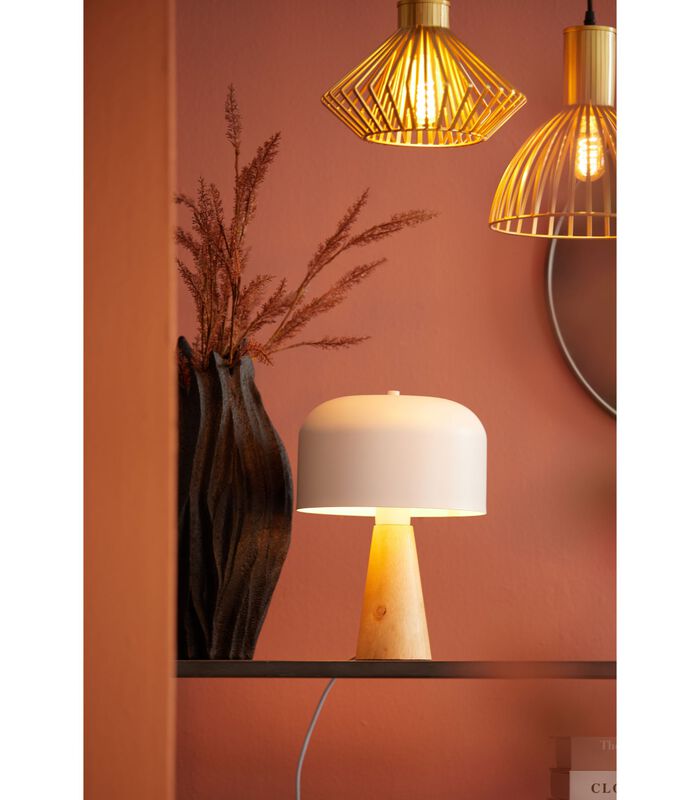 Lampe de Table Aimo - Blanc - Ø25cm image number 2