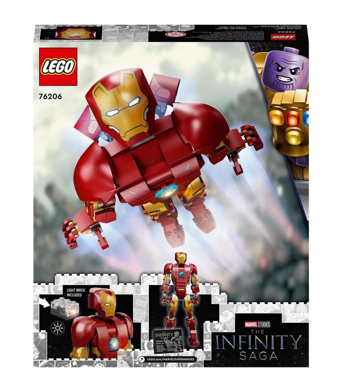 Infinity Saga Iron Man Figuur (76206) image number 2