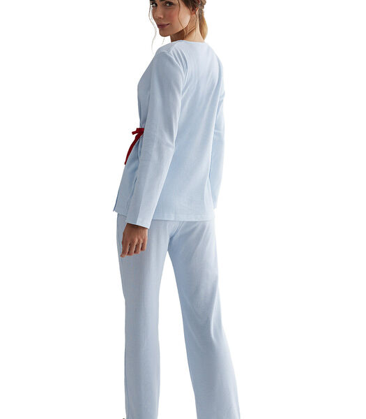 Pyjama broek met lange mouwen top gewaad Rayas
