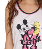 Pyjama tanktop kort Mickey 28 Disney wit image number 4
