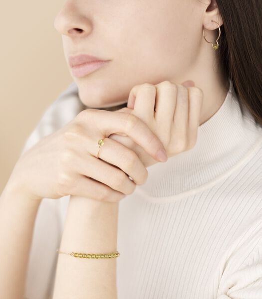 Peridot oorbellen op 14k gold-filled gouddraad
