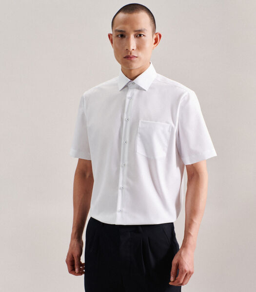 Business overhemd Regular Fit korte arm Uni