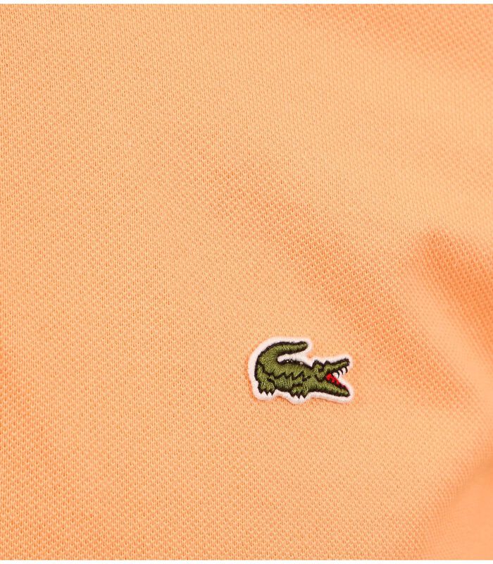 Piqué Poloshirt Oranje image number 2