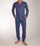 Pyjama lange mouwen lange broek doorknoop ARNO image number 3