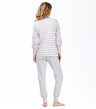 HYGGE 602 gestreepte katoenen pyjama image number 3