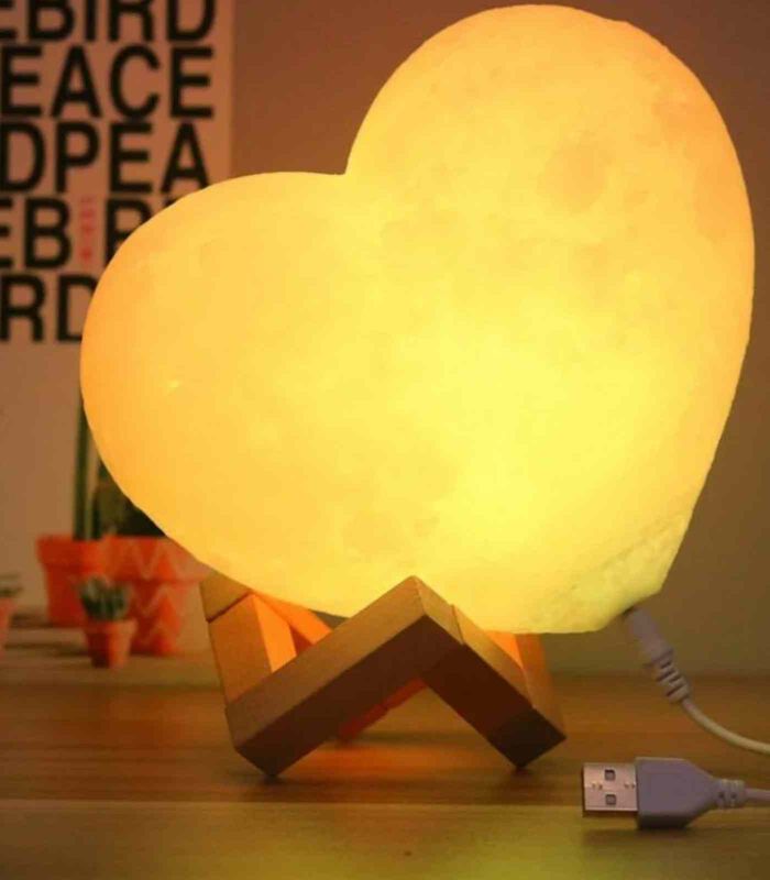 CŒUR - Lampe veilleuse à poser en forme de cœur image number 2