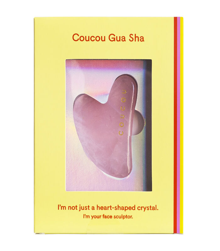 Coucou Gua Sha Visage en Quartz Rose image number 1