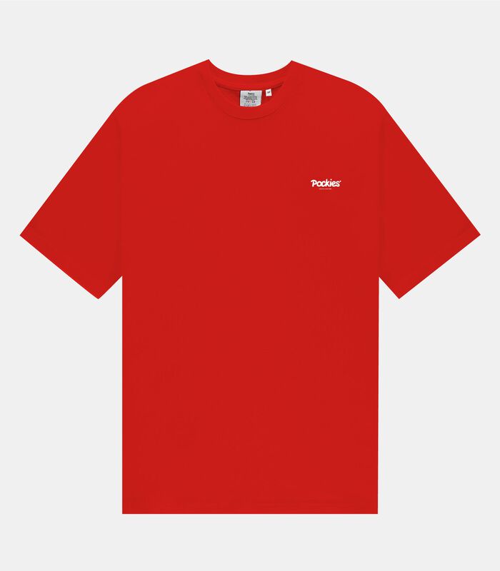 T-shirt - Zaanse Tube Shirt Red - Pockies® image number 1