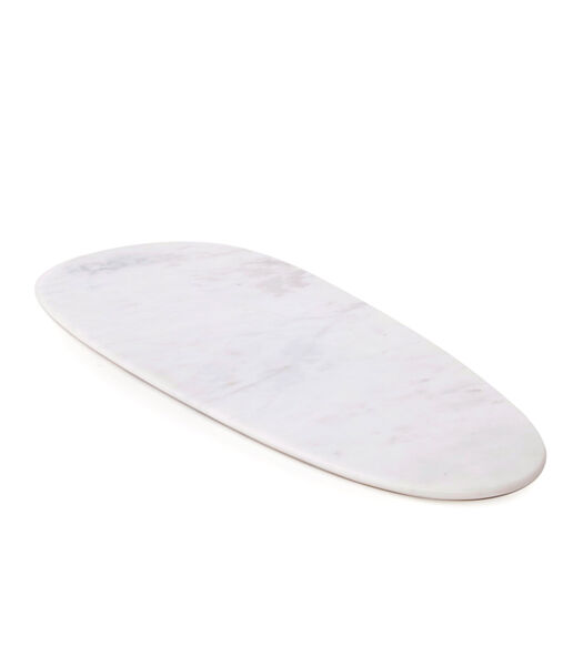 MAX Medium planche à découper en marbre (57 X 23) blanc