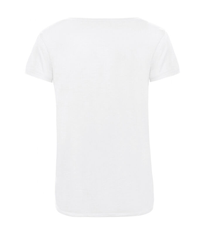 Dames-T-shirt met ronde hals Triblend image number 1