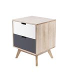 Commode Snap wood - 2 tiroirs - 42x36x51cm image number 2