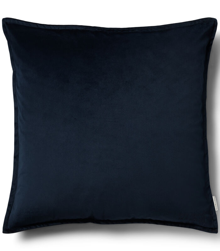 Housse de coussin en velours bleu RM 60x60 - Polyester - (LxBxH) 60.0x60.0x1.0 cm image number 0