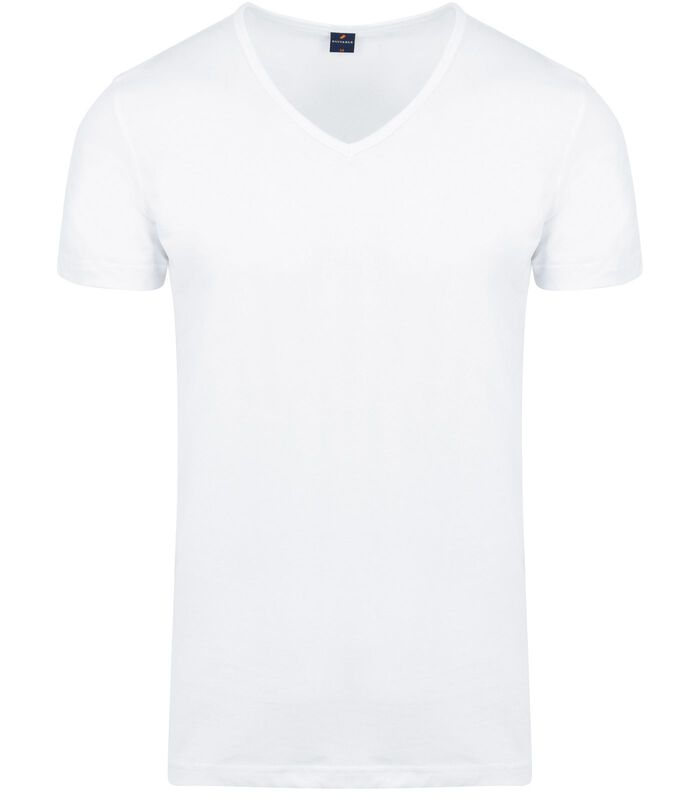 Suitable Vita T-Shirt Col En V Blanc 2-Pack image number 2
