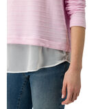 Sweatshirt met blouseinzet image number 4