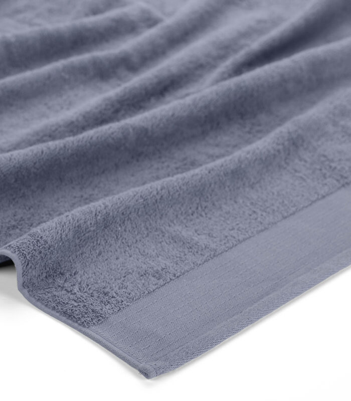 Lot de 4 Soft Cotton serviettes de bain 70x140 Indigo image number 1