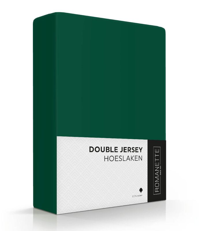 Drap-housse Forest Green Double Jersey Coton image number 2